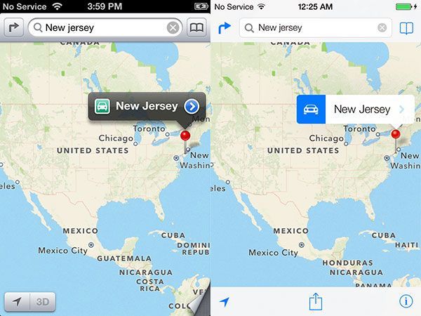 iOS 6 versus iOS 7 iPhone 1 iOS 6 versus iOS 7 iPhone 1
